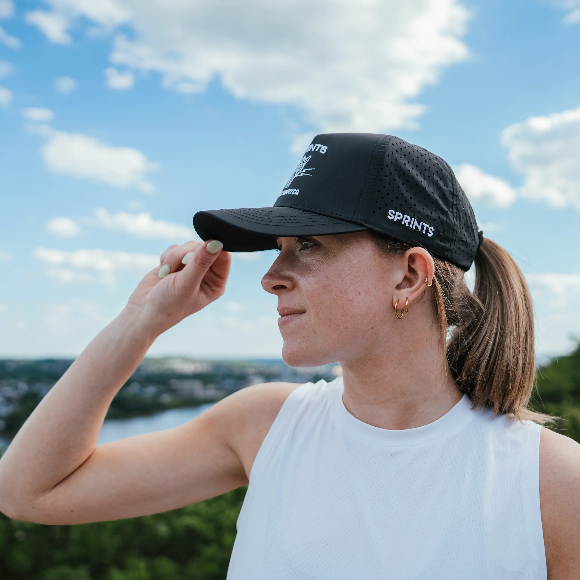 Vault Jag Black Structured VP Hat (Unisex) - Image 5