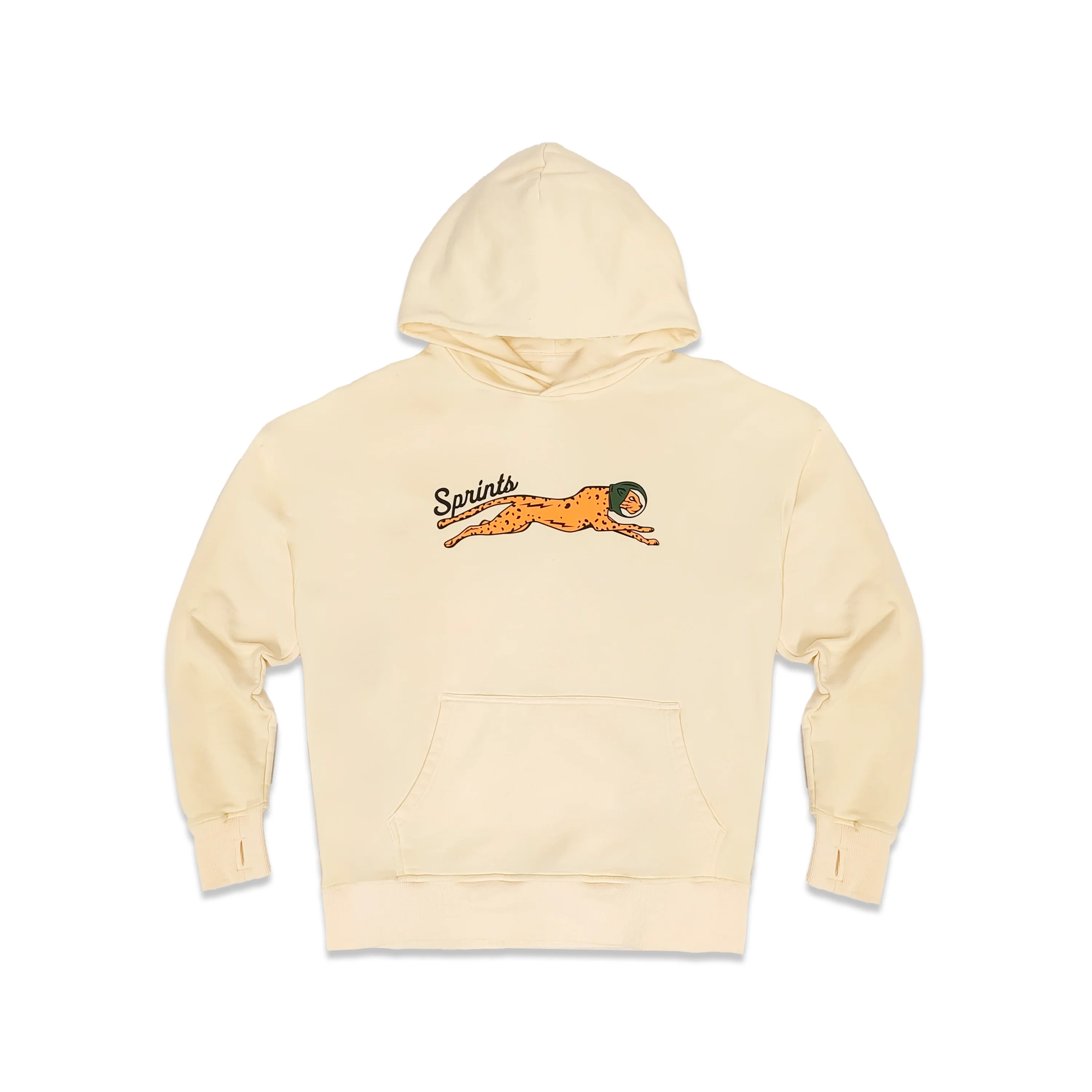 Victory Sprints Oversized Hoodie - Butter - Image 2