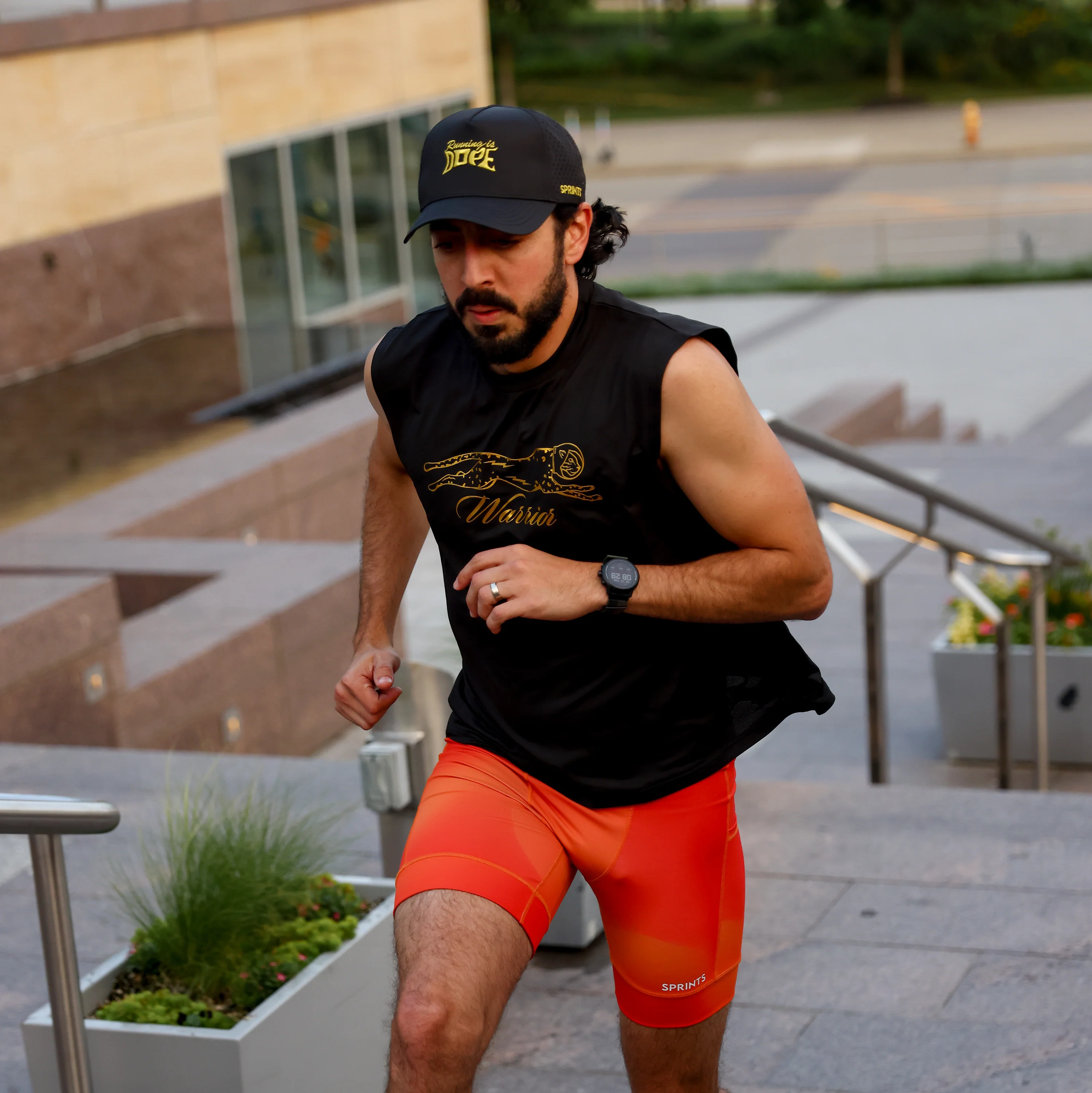 Mens Framework Tank - Warrior Jag Gold Label - Image 3