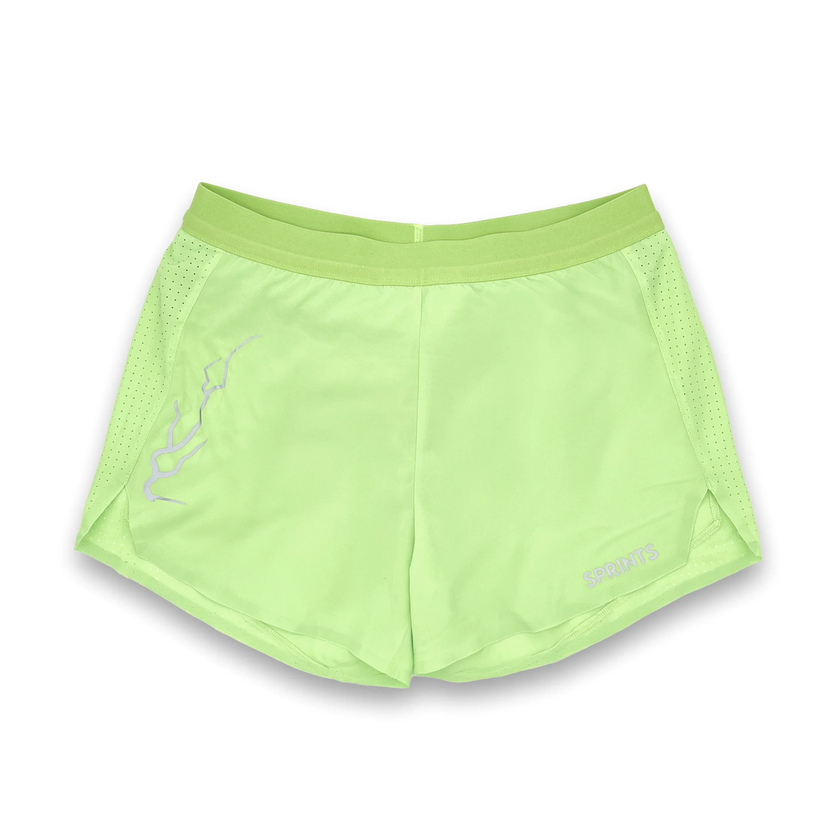 Womens Avigate 4" Mercy Short - Neon Green Dystopian - Image 3