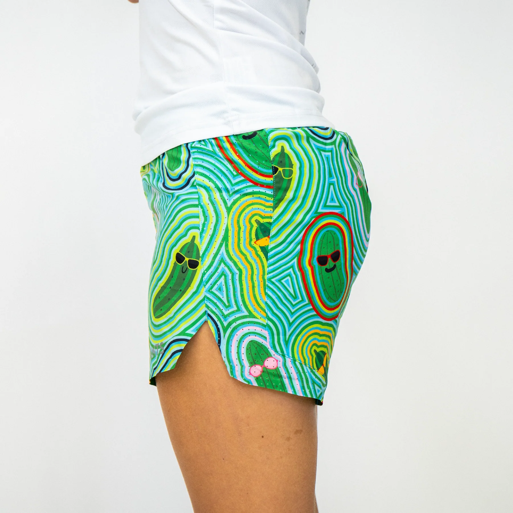 Womens Avigate 4" Mercy Short - Pickle Power - Image 4