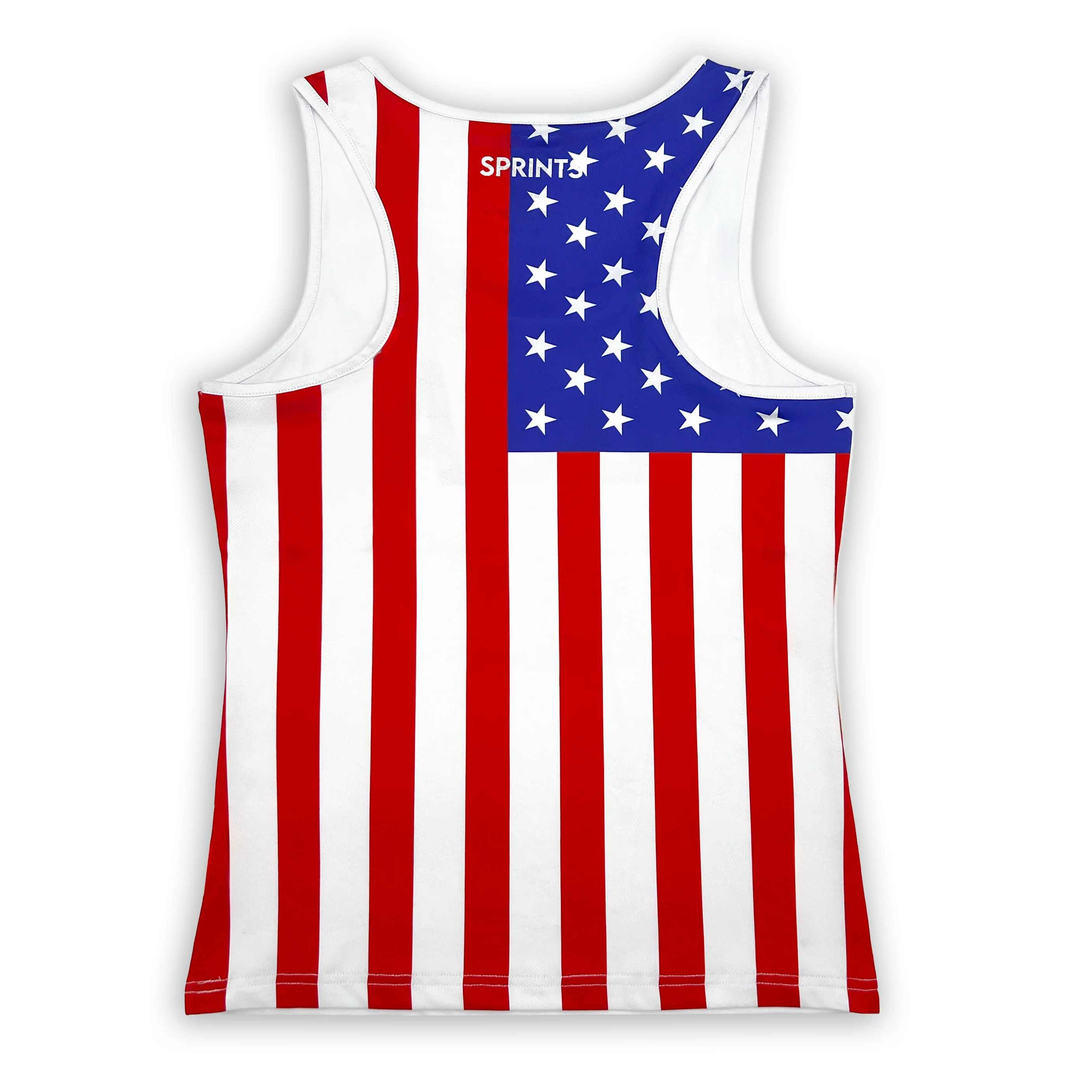 Womens Core Zero Running Tank - USA White - Image 5