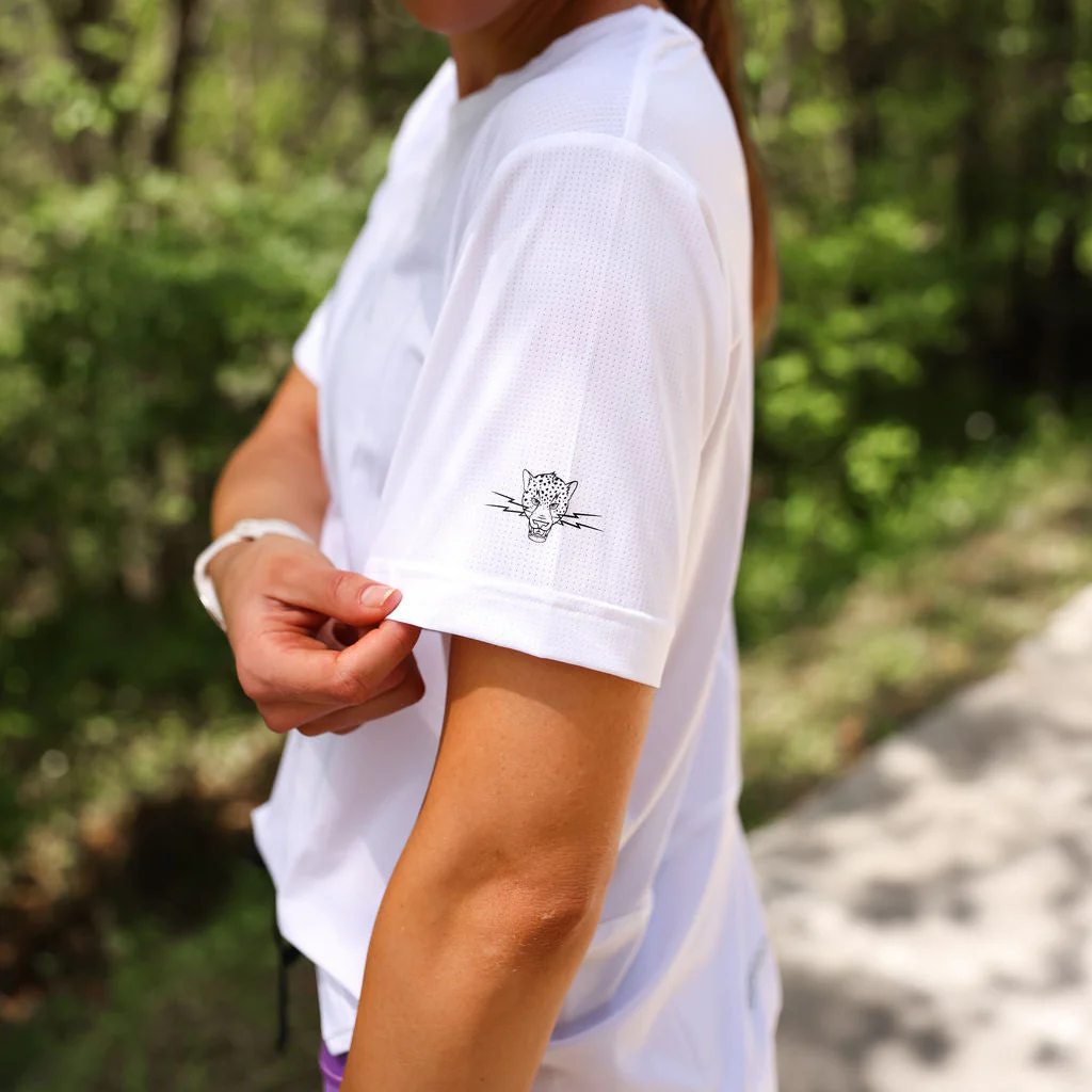 Womens Core Zero Tech Tee - Vault Jag White - Image 6