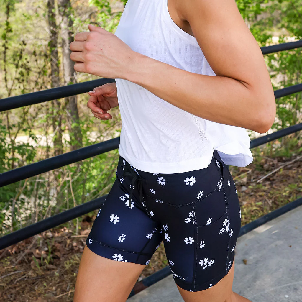 Womens Flexion 5" Compression Short - Florid Declamation - Image 7