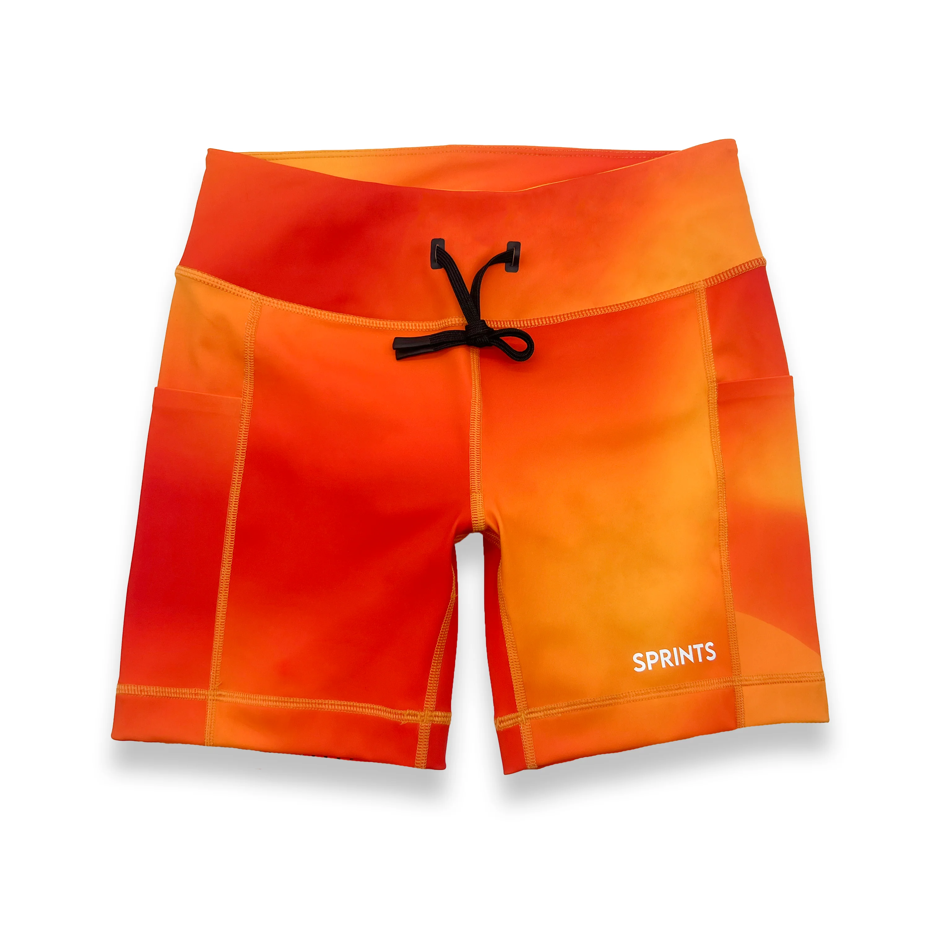 Womens Flexion 5" Compression Short - Orange Crush - Image 6