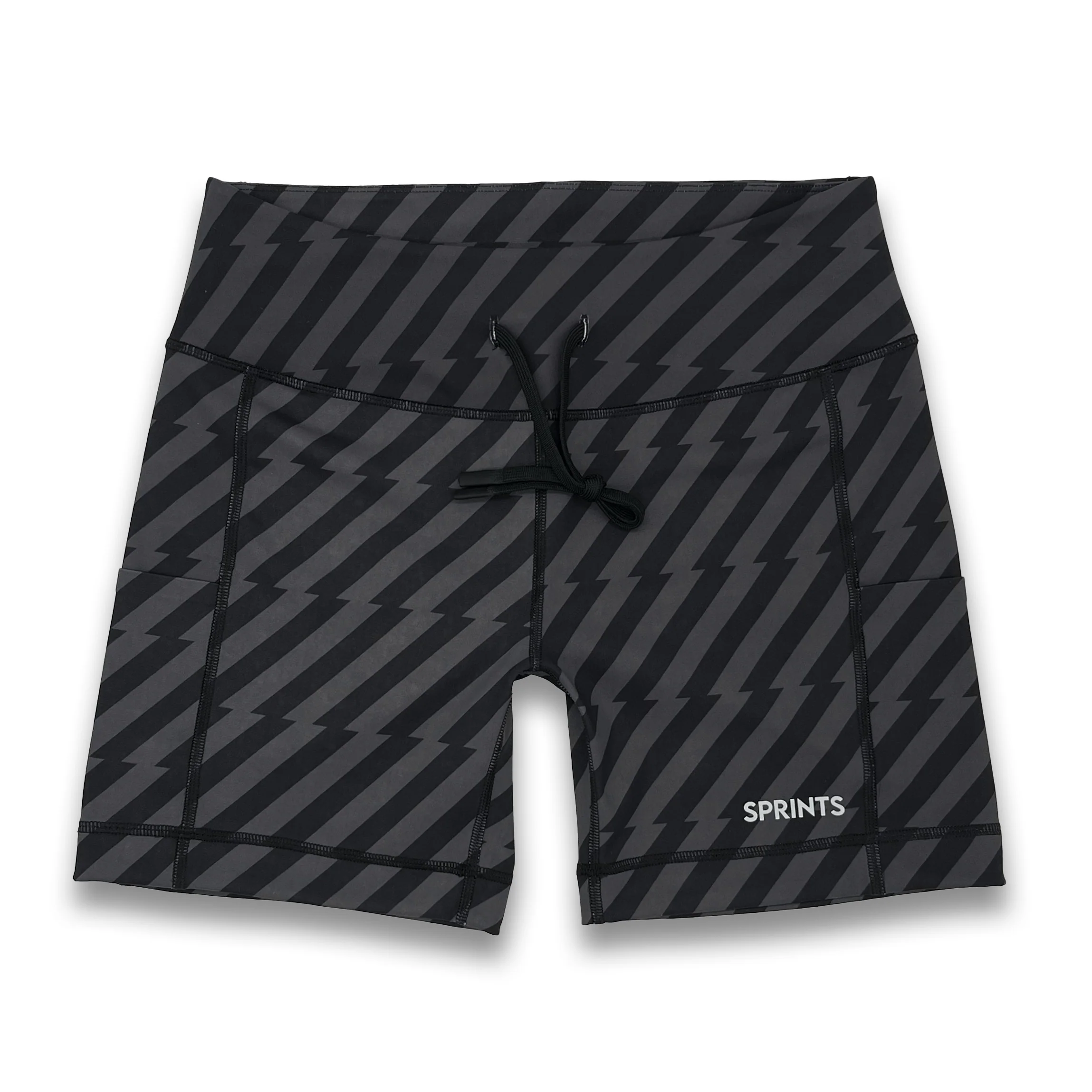 Womens Flexion 5" Compression Short - Velocity Blitz Black - Image 6