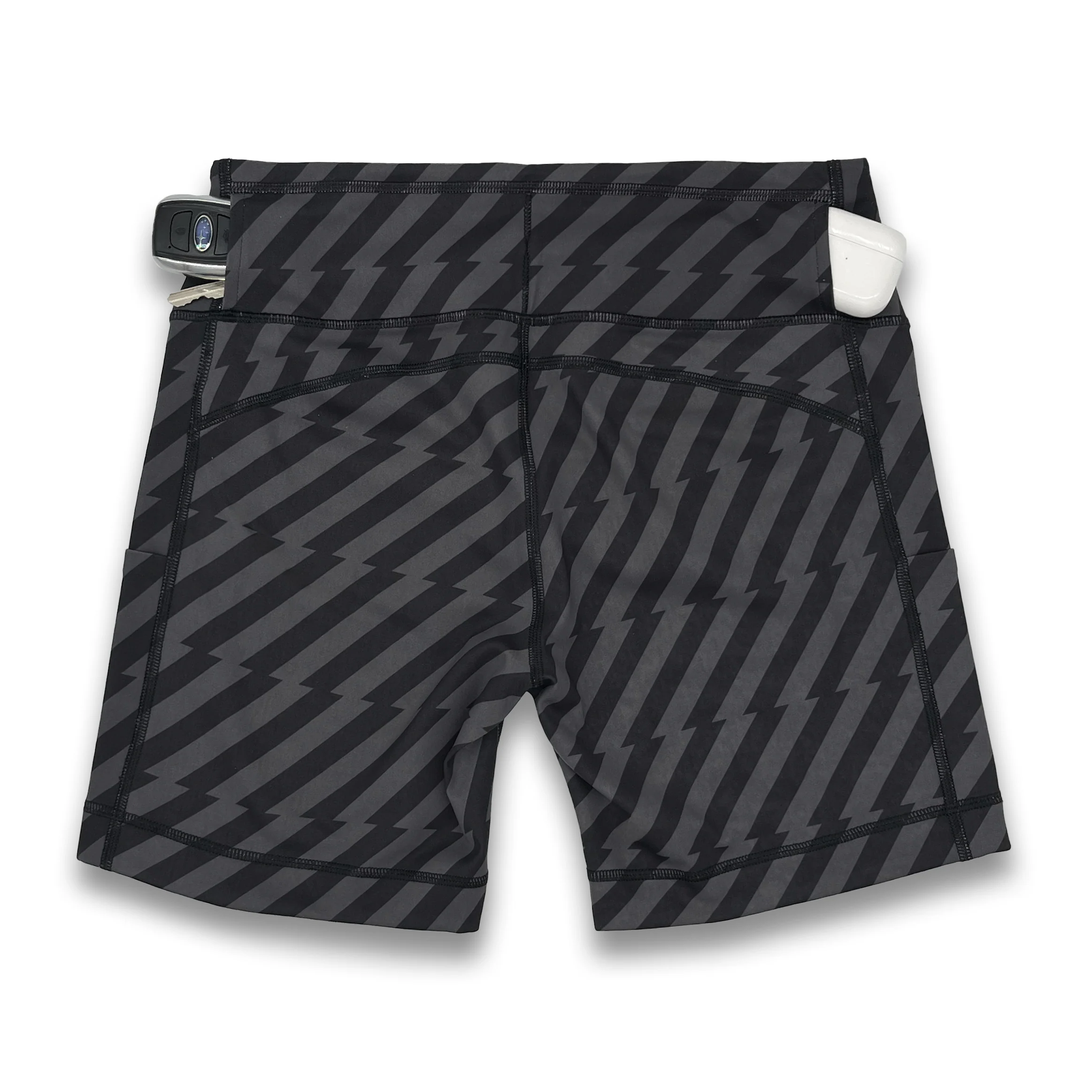 Womens Flexion 5" Compression Short - Velocity Blitz Black - Image 9