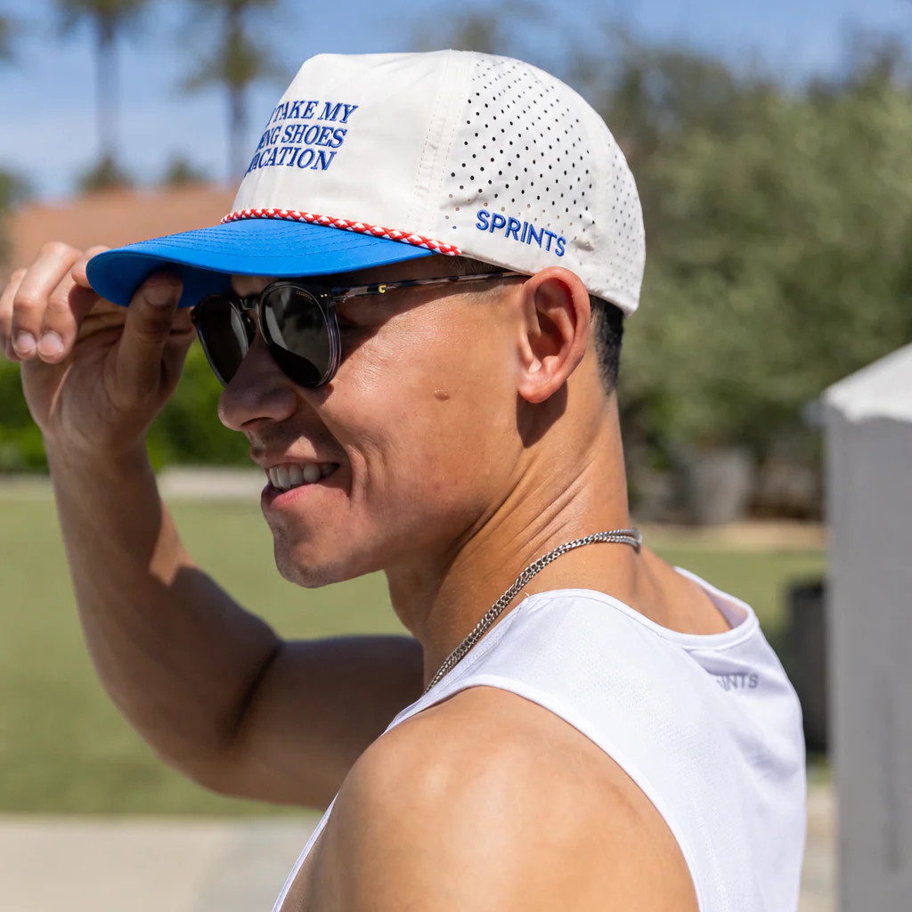 Yes, I Take My Running Shoes on Vacation EZ Rope Snapback (Unisex) - Image 5